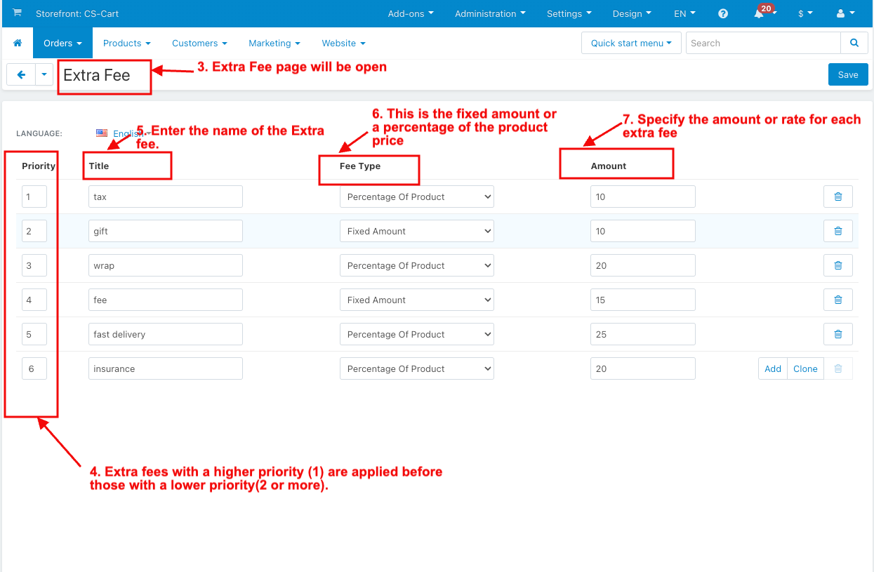 Order Extra Fee — image 6