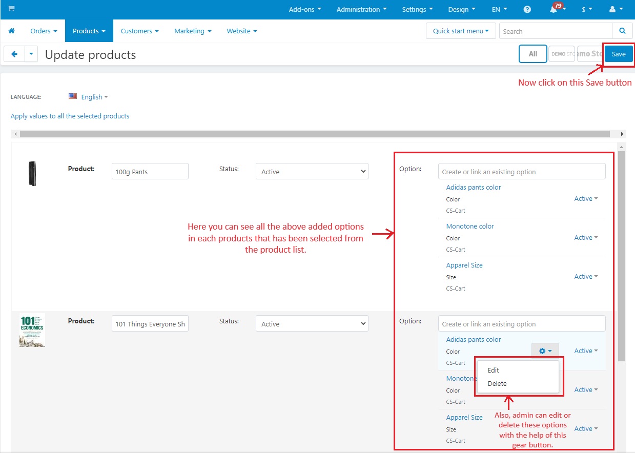 Extended Product Bulk Edit — image 6