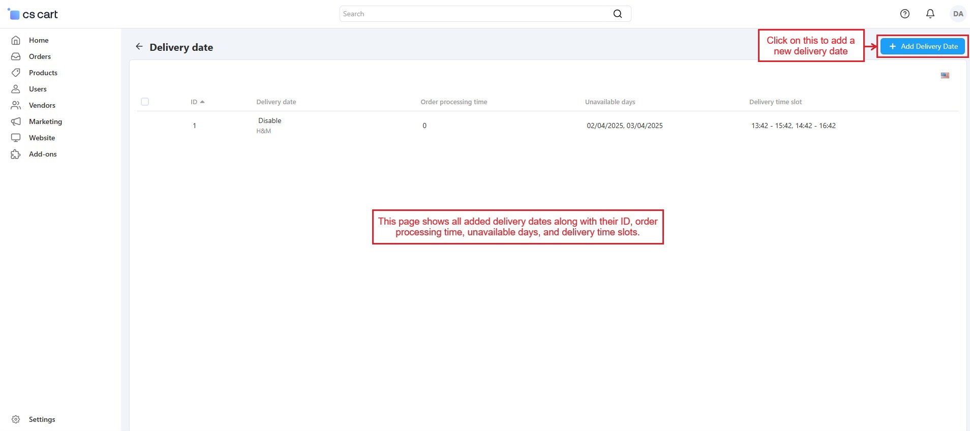 Order Delivery Date And Time — image 6