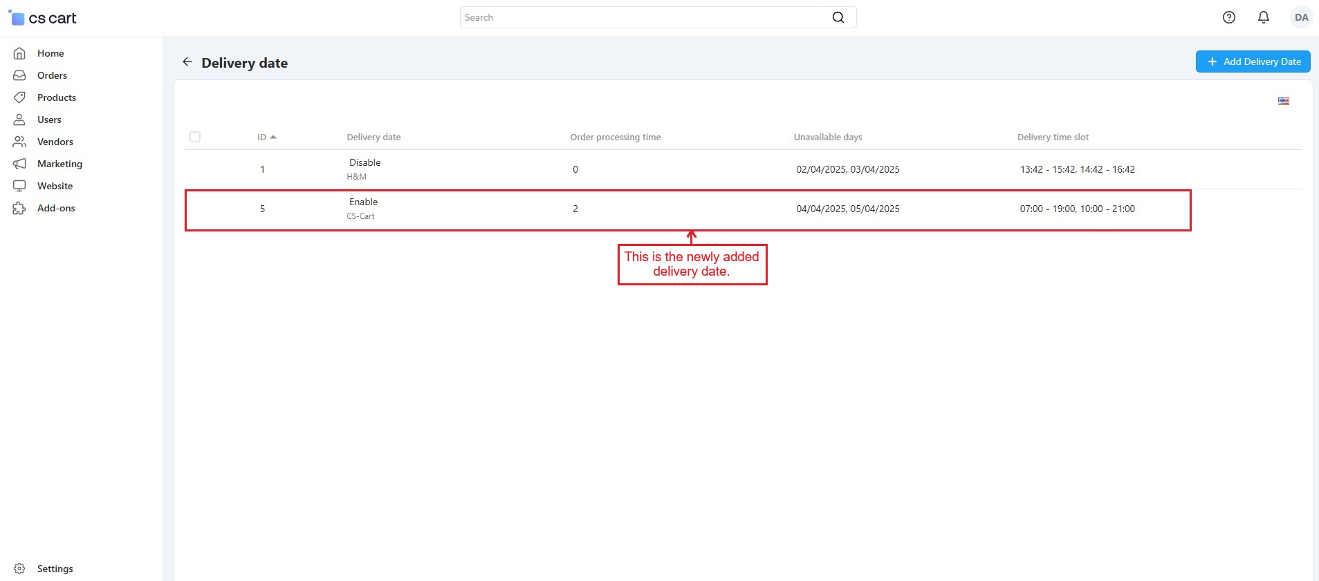 Order Delivery Date And Time — image 9