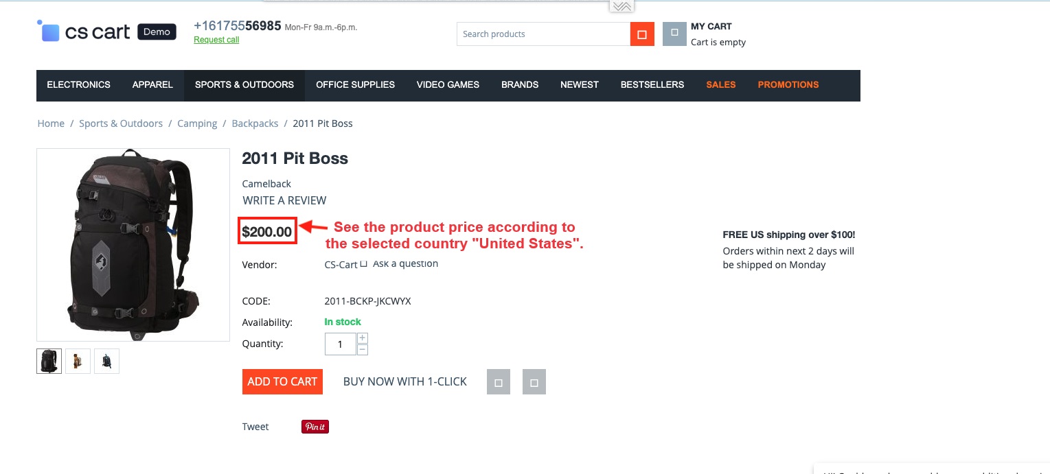 Country Specific Product Pricing — image 14