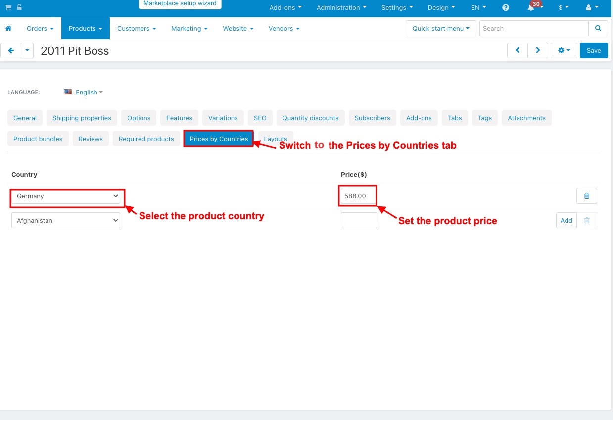 Country Specific Product Pricing — image 4