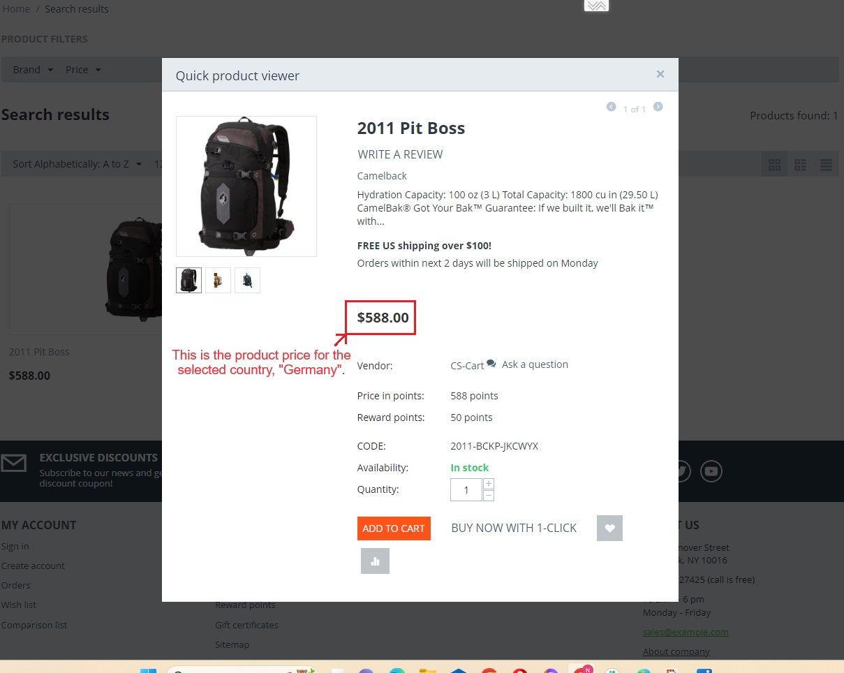 Country Specific Product Pricing — image 11
