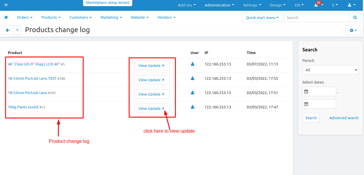 Product Change Log — image 7