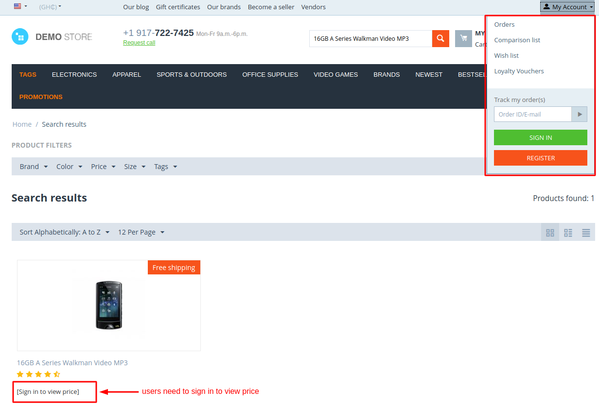 Product-wise Shopping Restriction — image 5