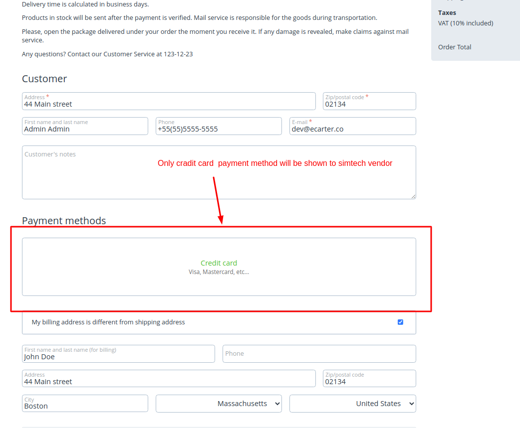Vendor Wise Payment Method — image 12