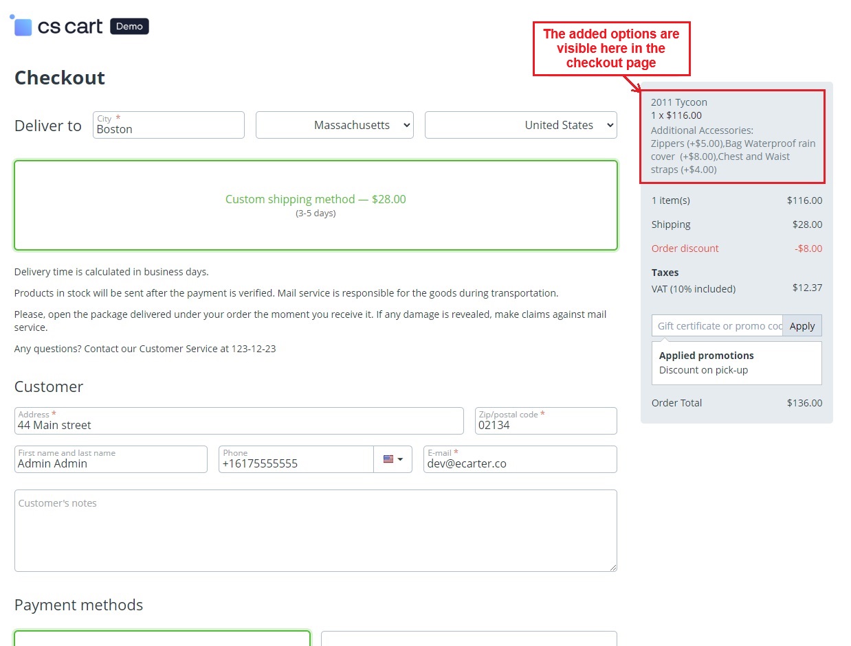 Multichoice Product Option — image 10