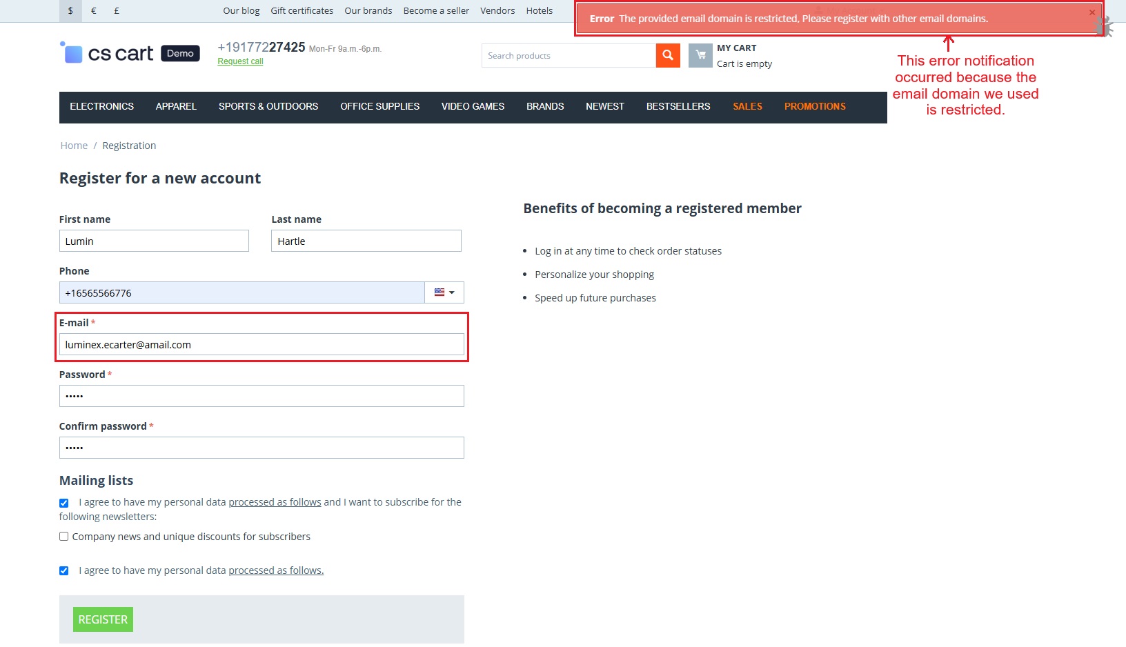 Restrict Fake Registration — image 6