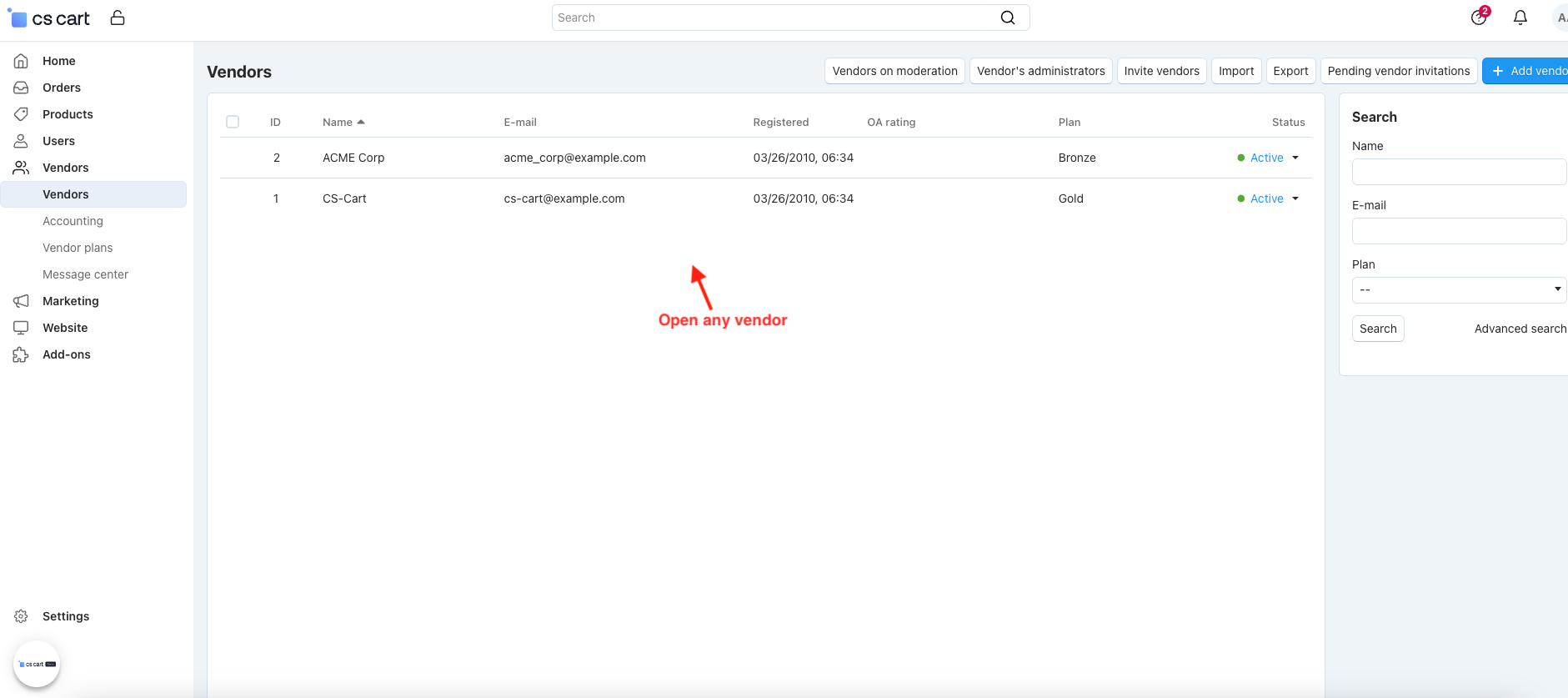 Vendor Filter — image 13