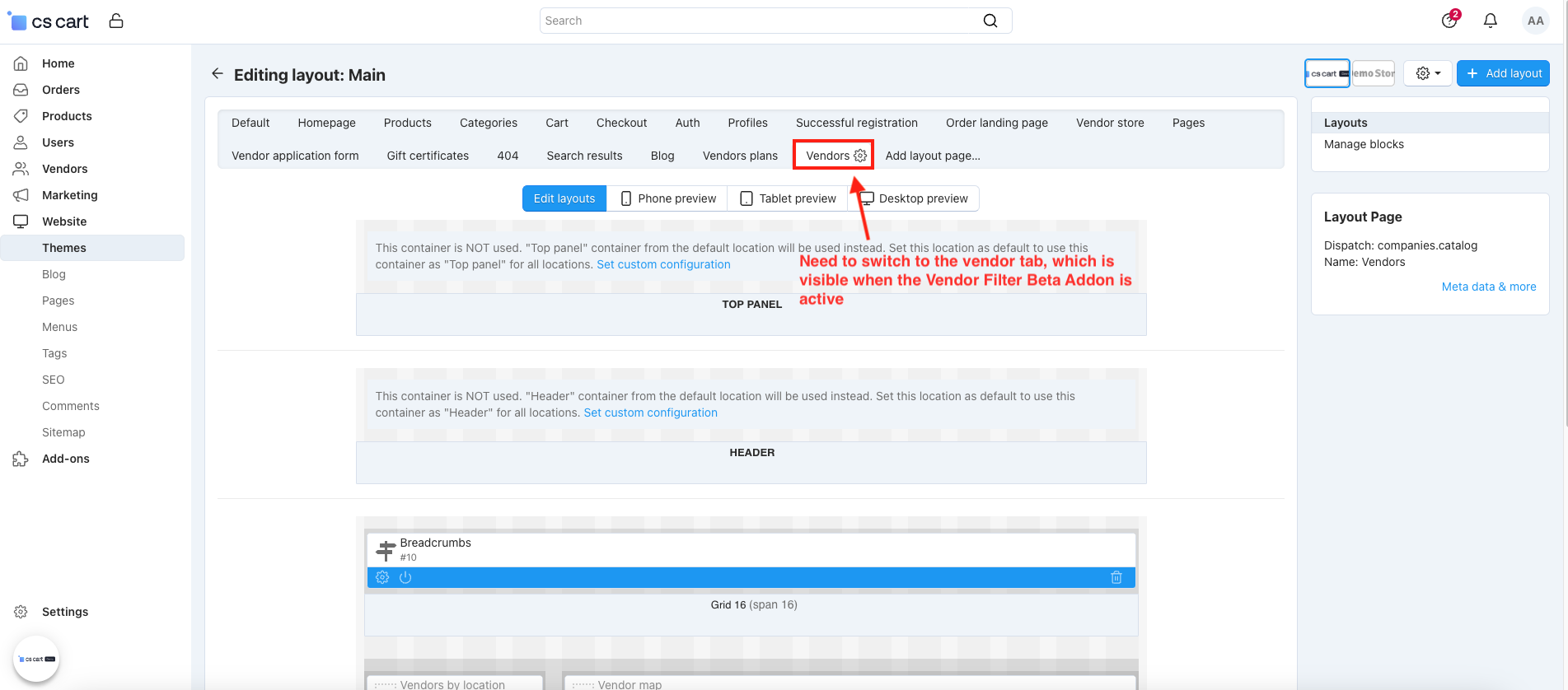 Vendor Filter — image 3