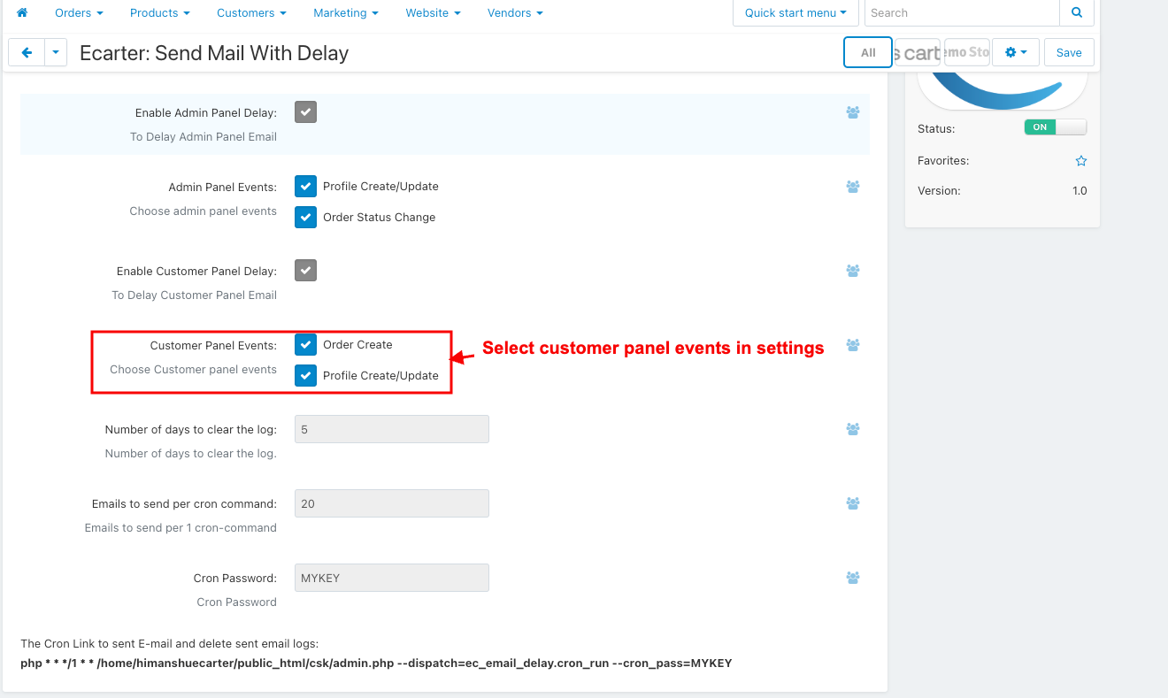 Send Mail With Delay — image 17