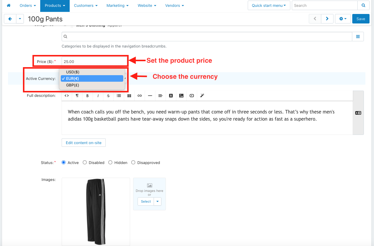 Currency Specific Product Pricing — image 4