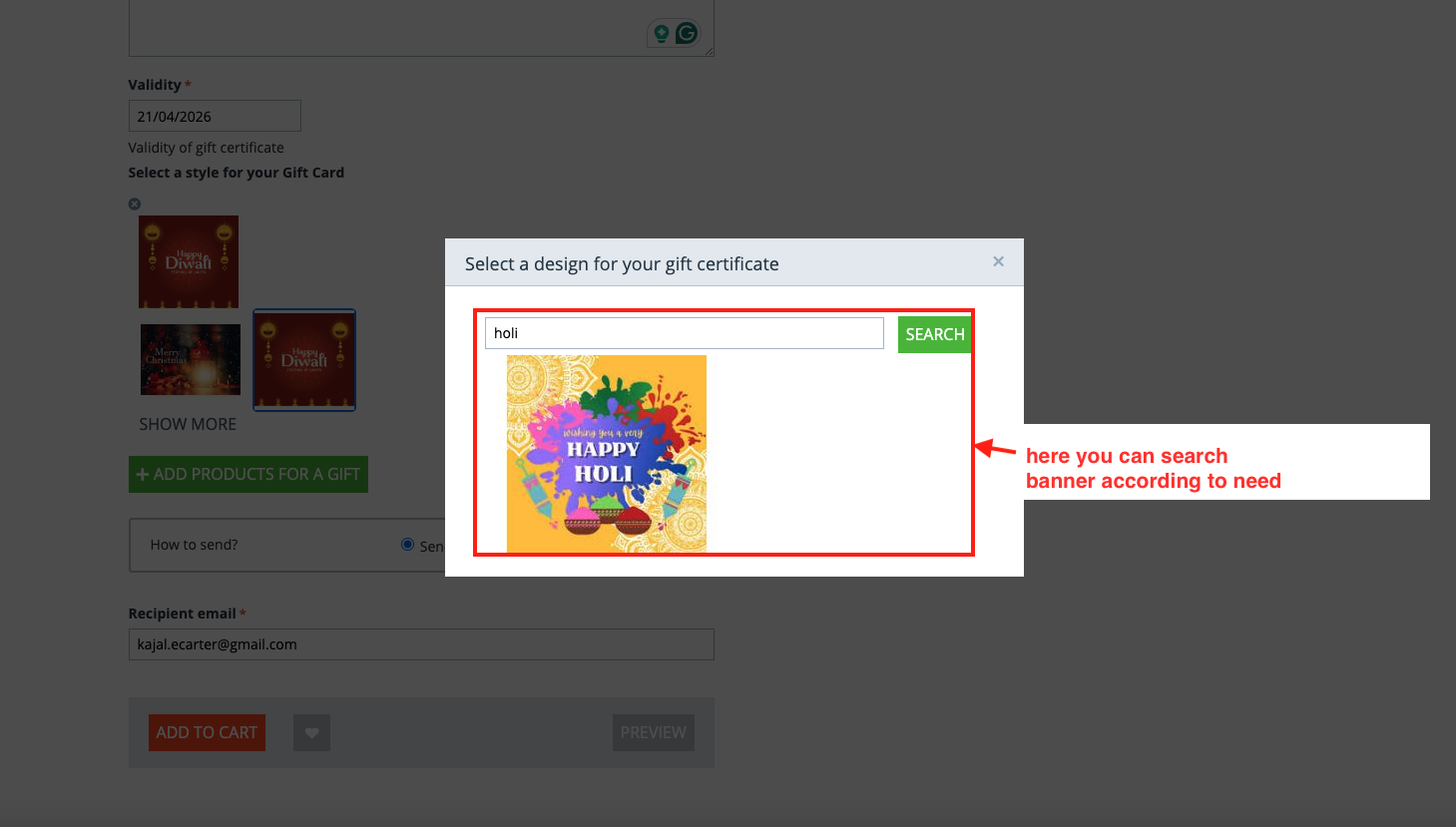 Advance Gift Certificate — image 11