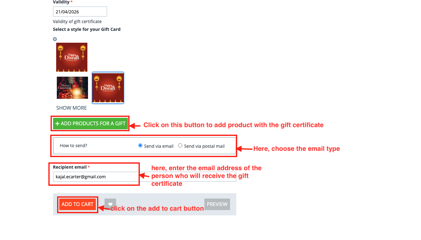 Advance Gift Certificate — image 12