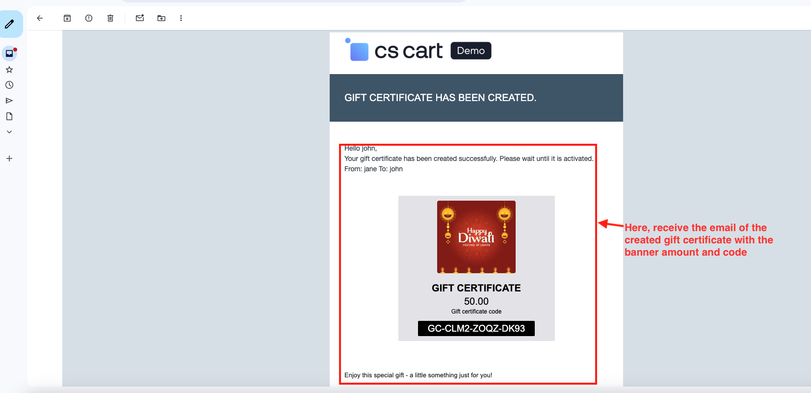 Advance Gift Certificate — image 21
