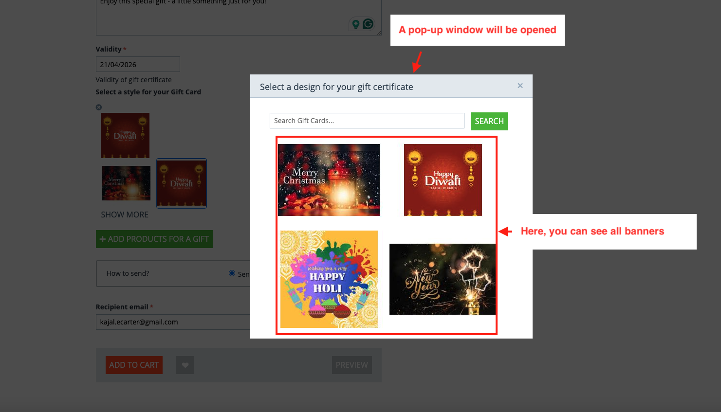 Advance Gift Certificate — image 10