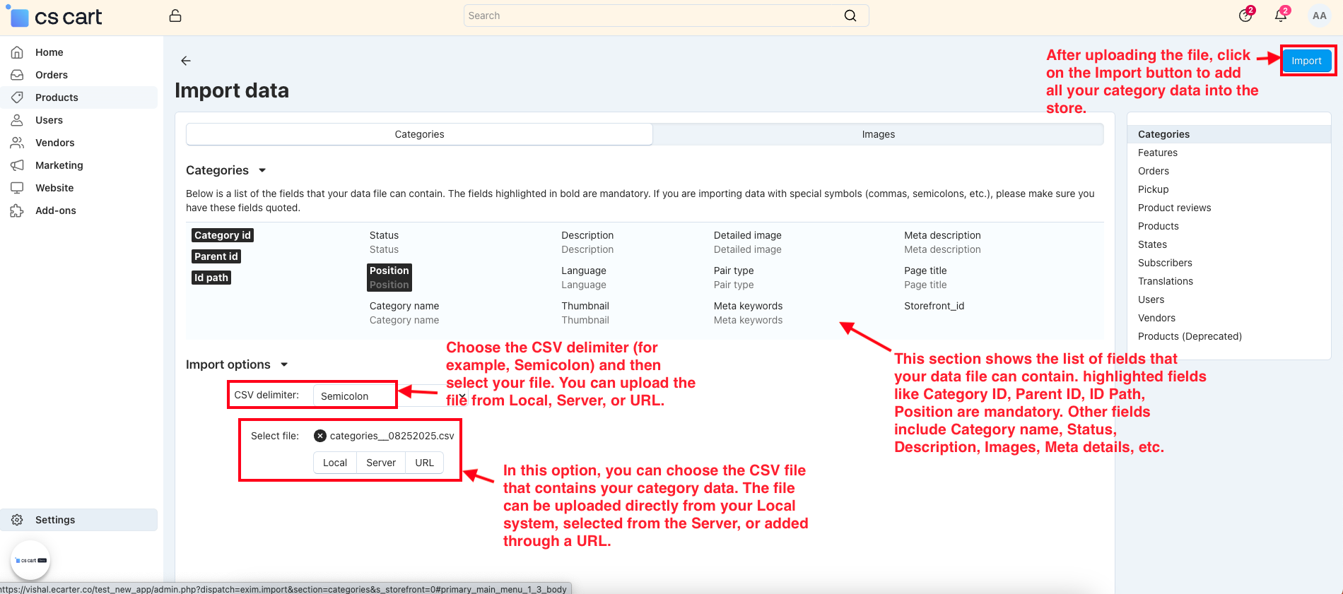 Category Import Export — image 12