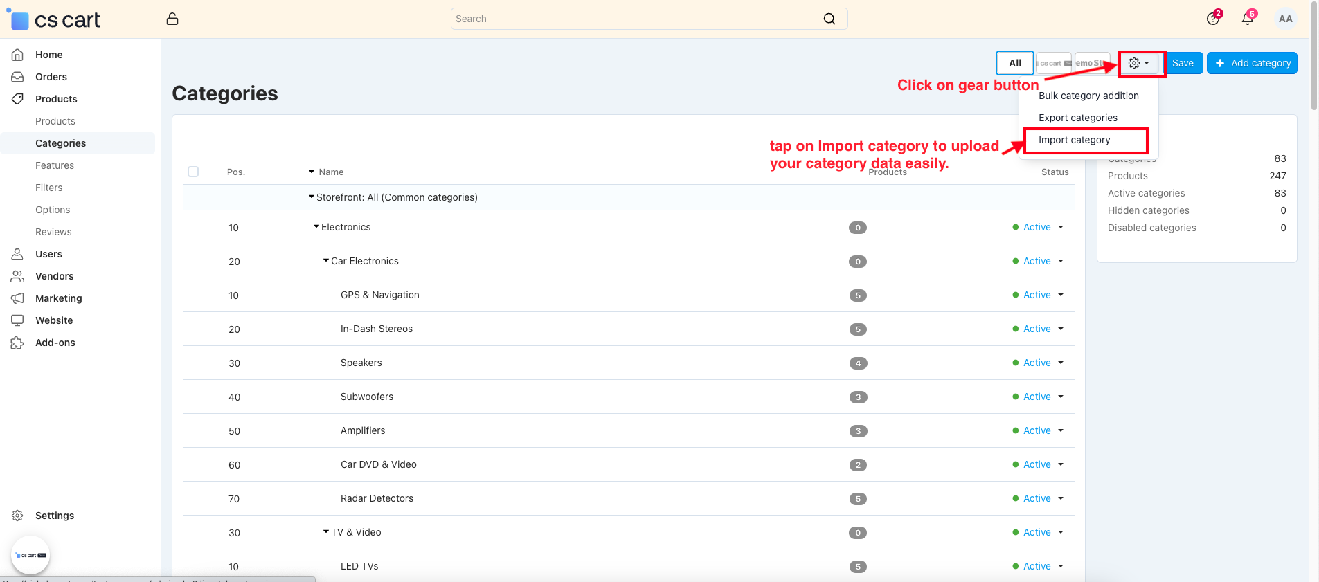 Category Import Export — image 11