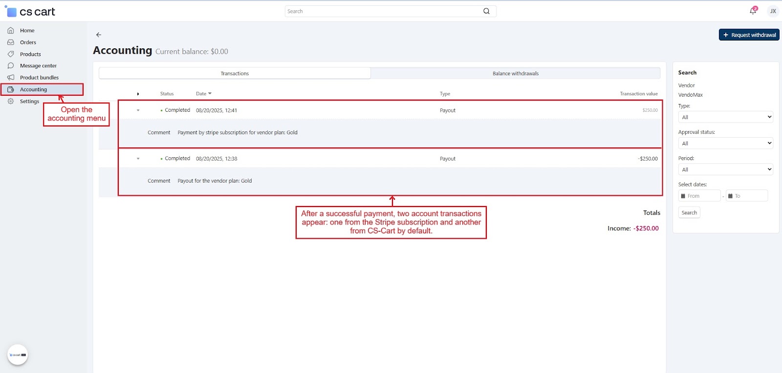 Vendor Subscription — image 14