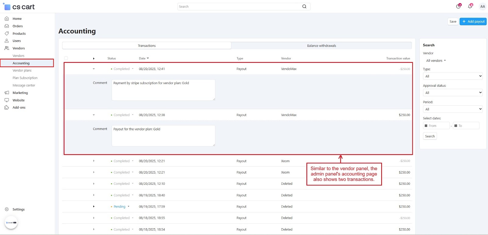 Vendor Subscription — image 15