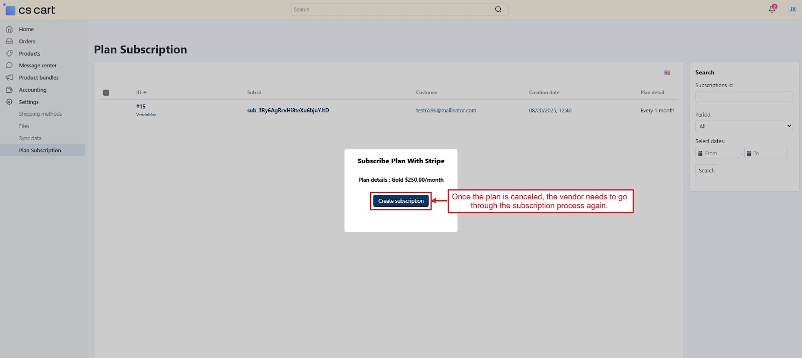 Vendor Subscription — image 25