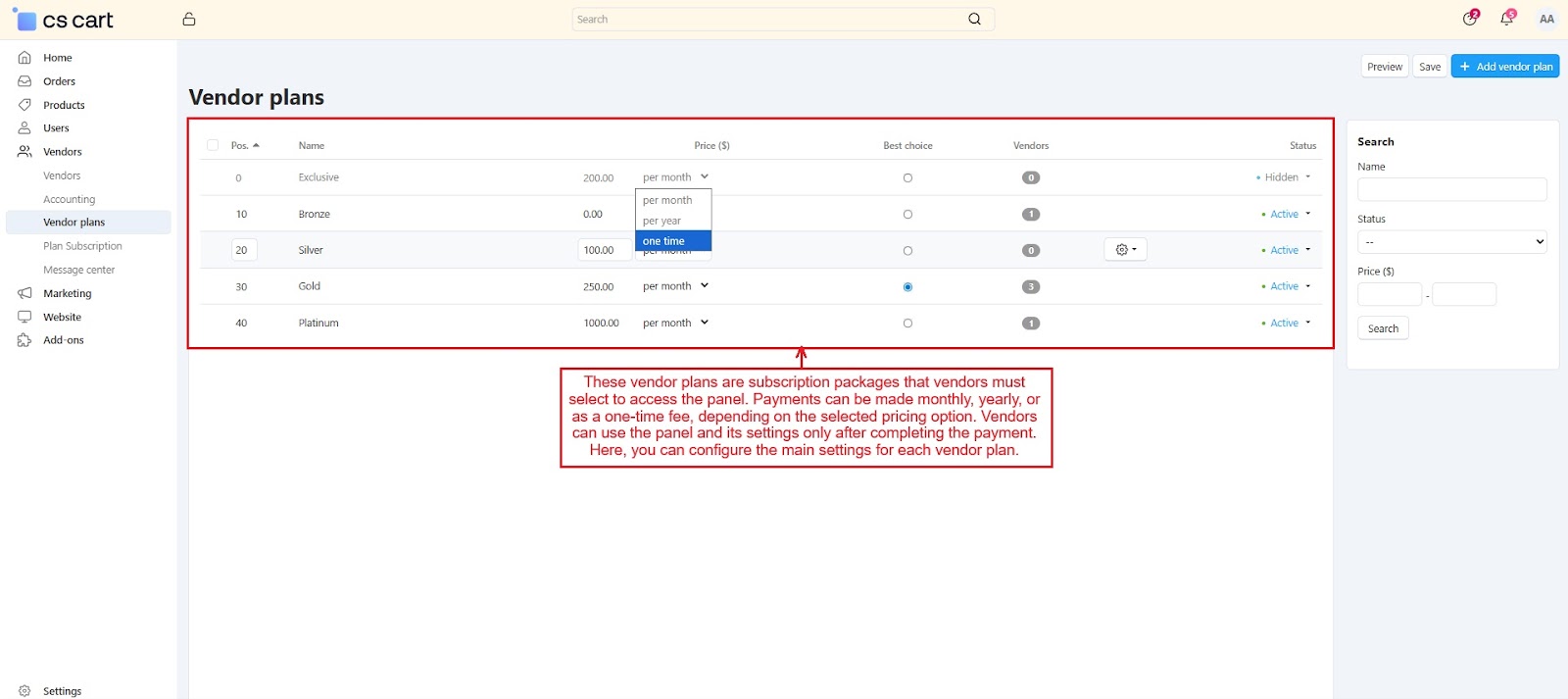 Vendor Subscription — image 4