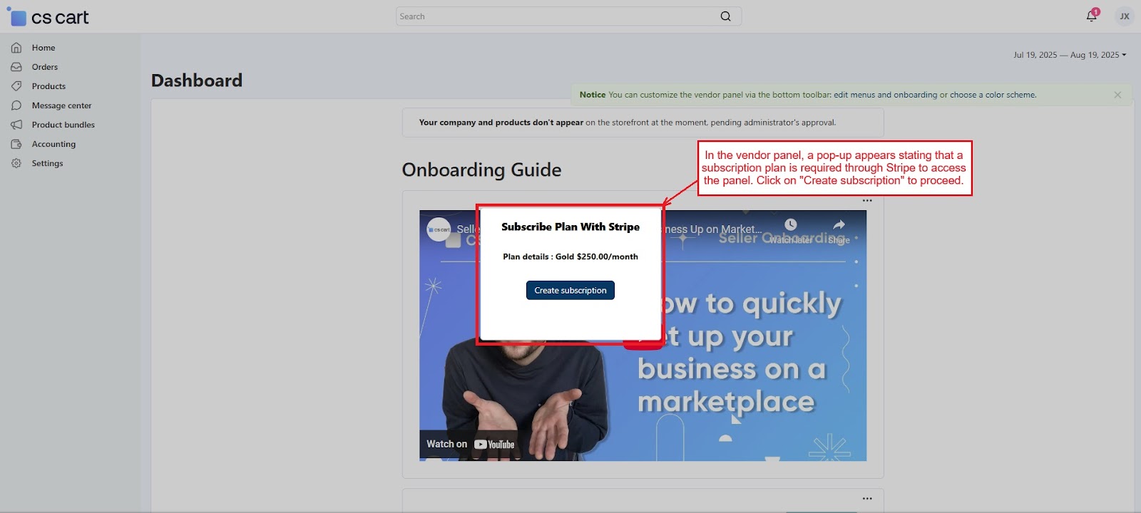 Vendor Subscription — image 9