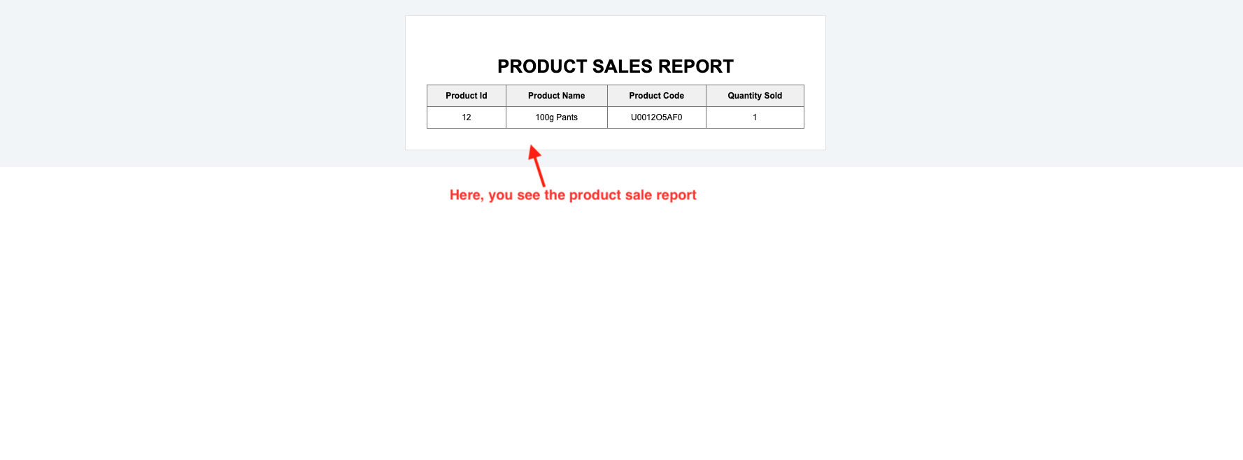 Sales Report and Manage export — image 10