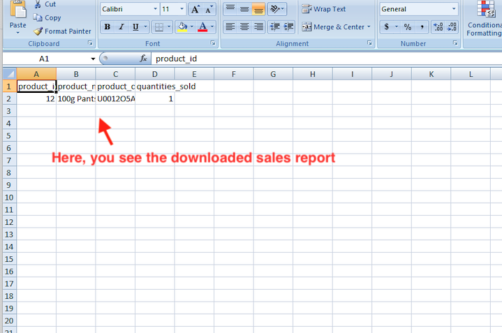 Sales Report and Manage export — image 11