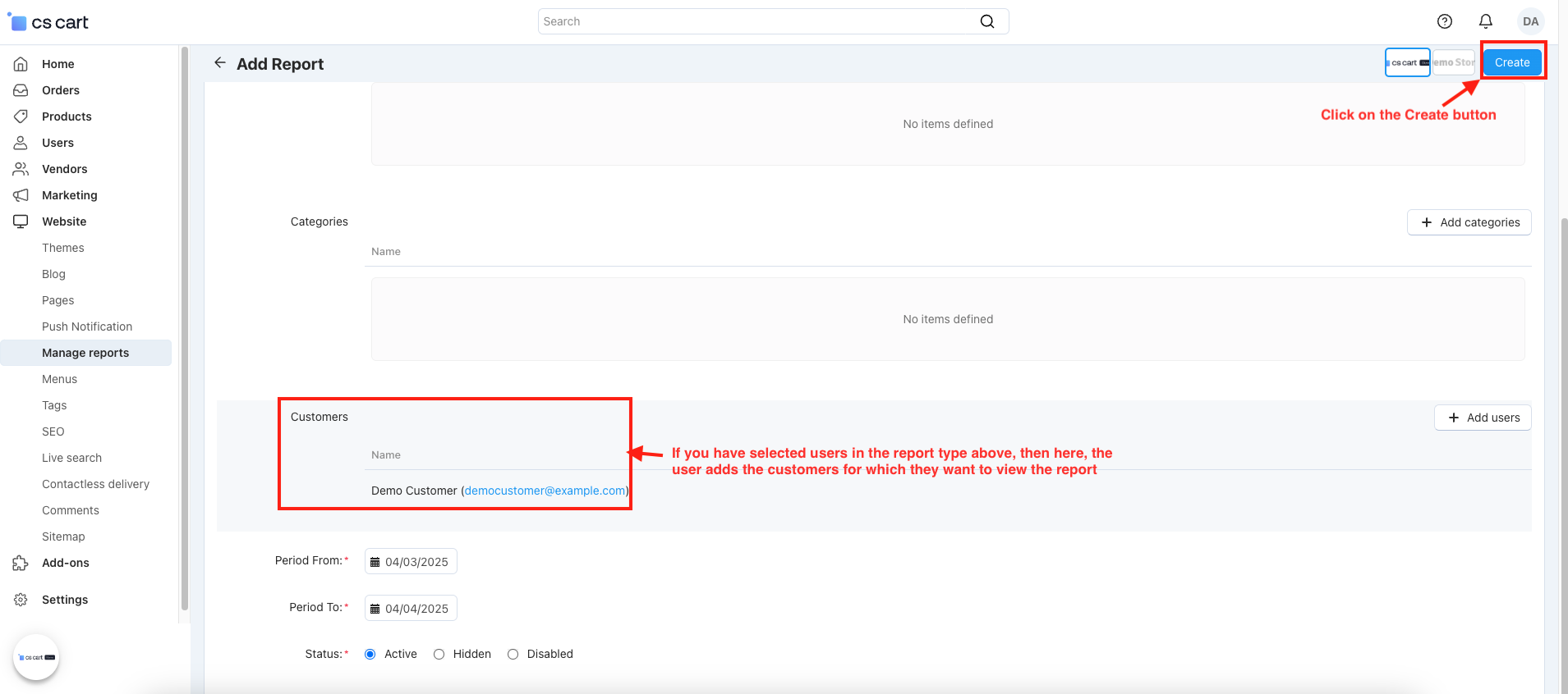 Sales Report and Manage export — image 17