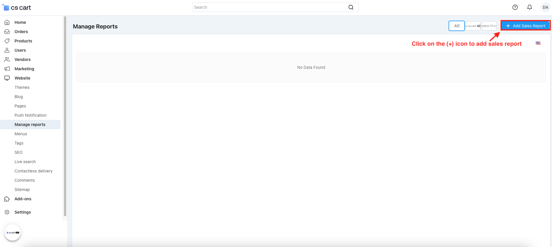 Sales Report and Manage export — image 3