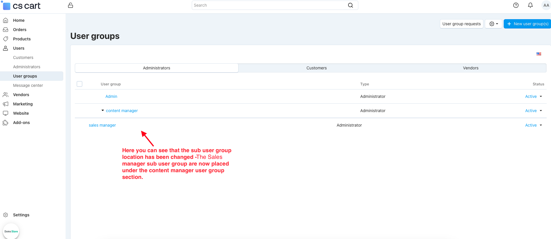 Usergroup Level — image 7