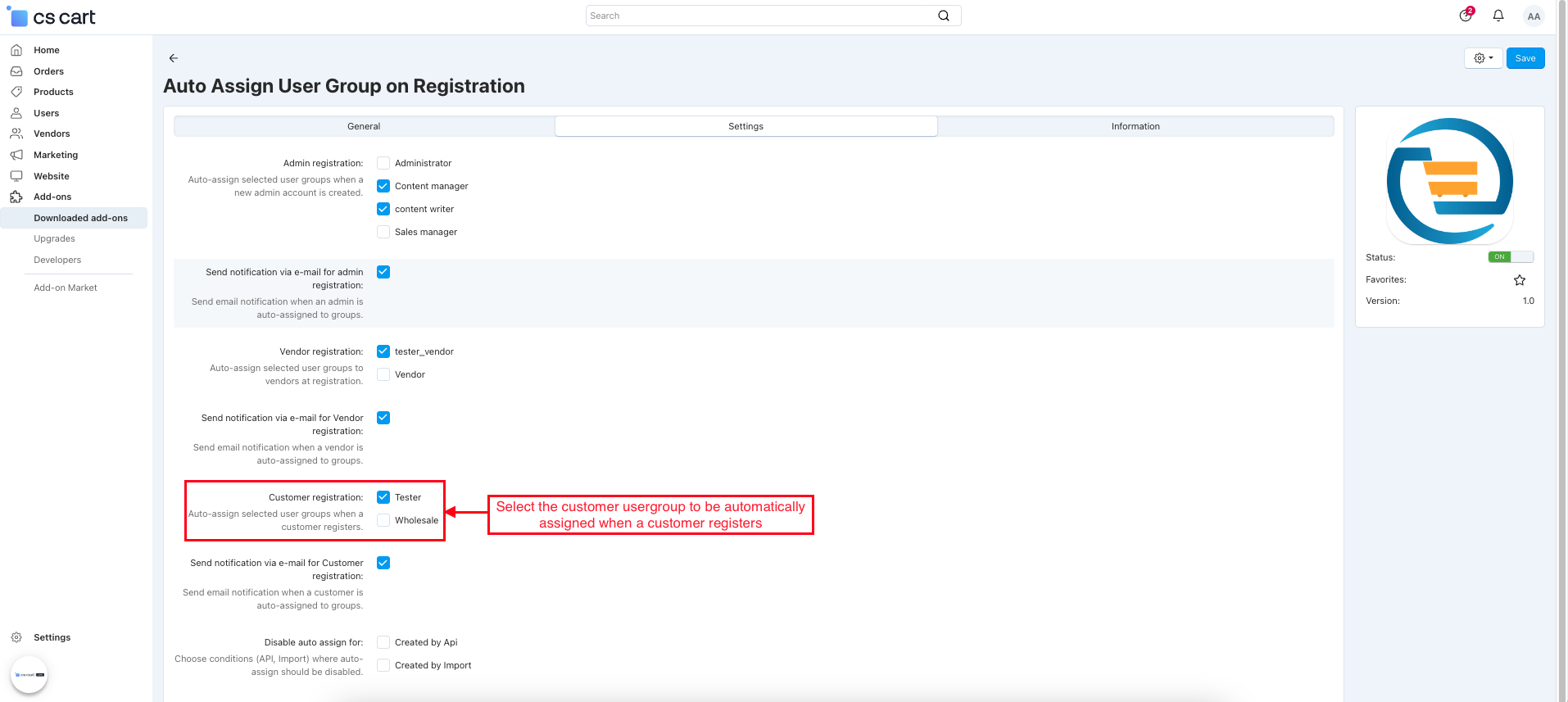 Auto Assign User Group on Registration — image 12