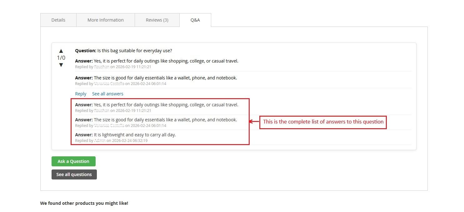 Product Questions & Answers — image 16