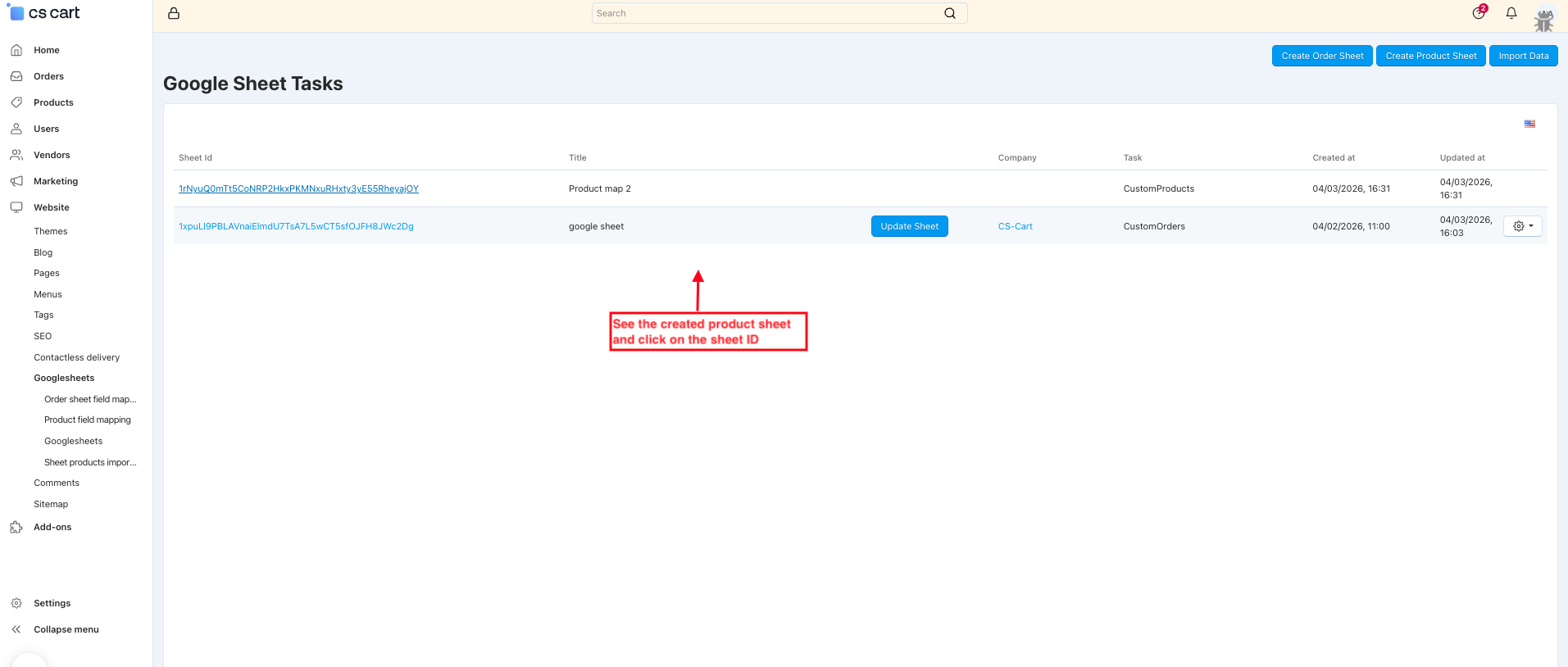 Google Sheet Import Export — image 22